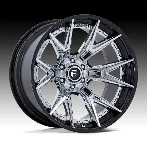 Fuel Catalyst FC402PB Chrome Custom Truck Wheels 1